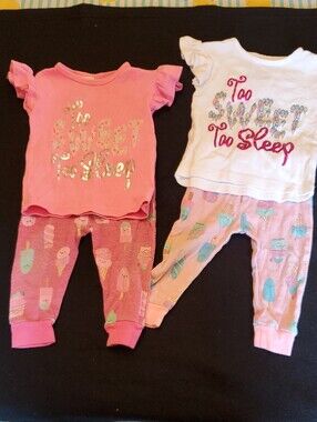Two (Twin) Ice Cream Theme Pajamas